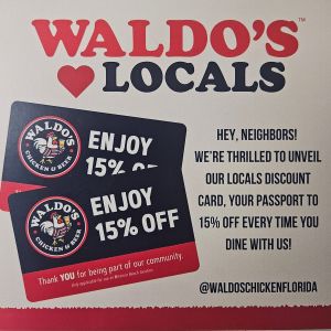 Waldos Chicken and Beer Miramar Beach Local's Discount